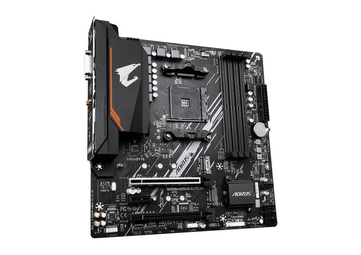 GIGABYTE B550M AORUS Elite AX (Rev 1.3) AMD AM4 MATX Motherboard