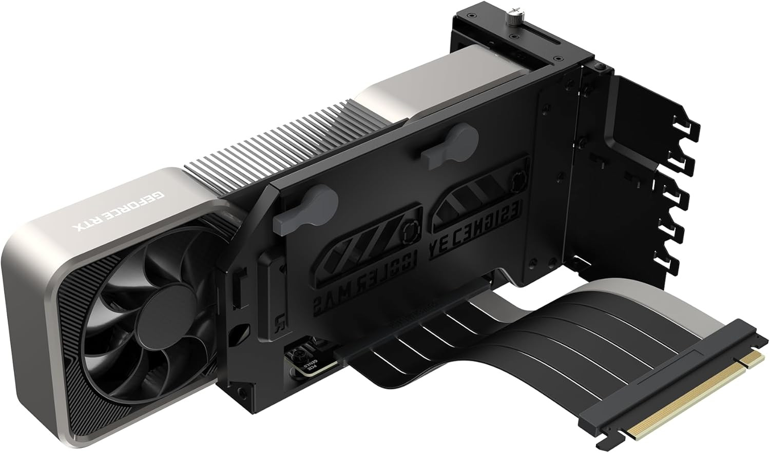 Vertical GPU Card Holder Kit V3, Pcie 4.0 5.0 Motherboards Gpus RTX 5090 RX 9070