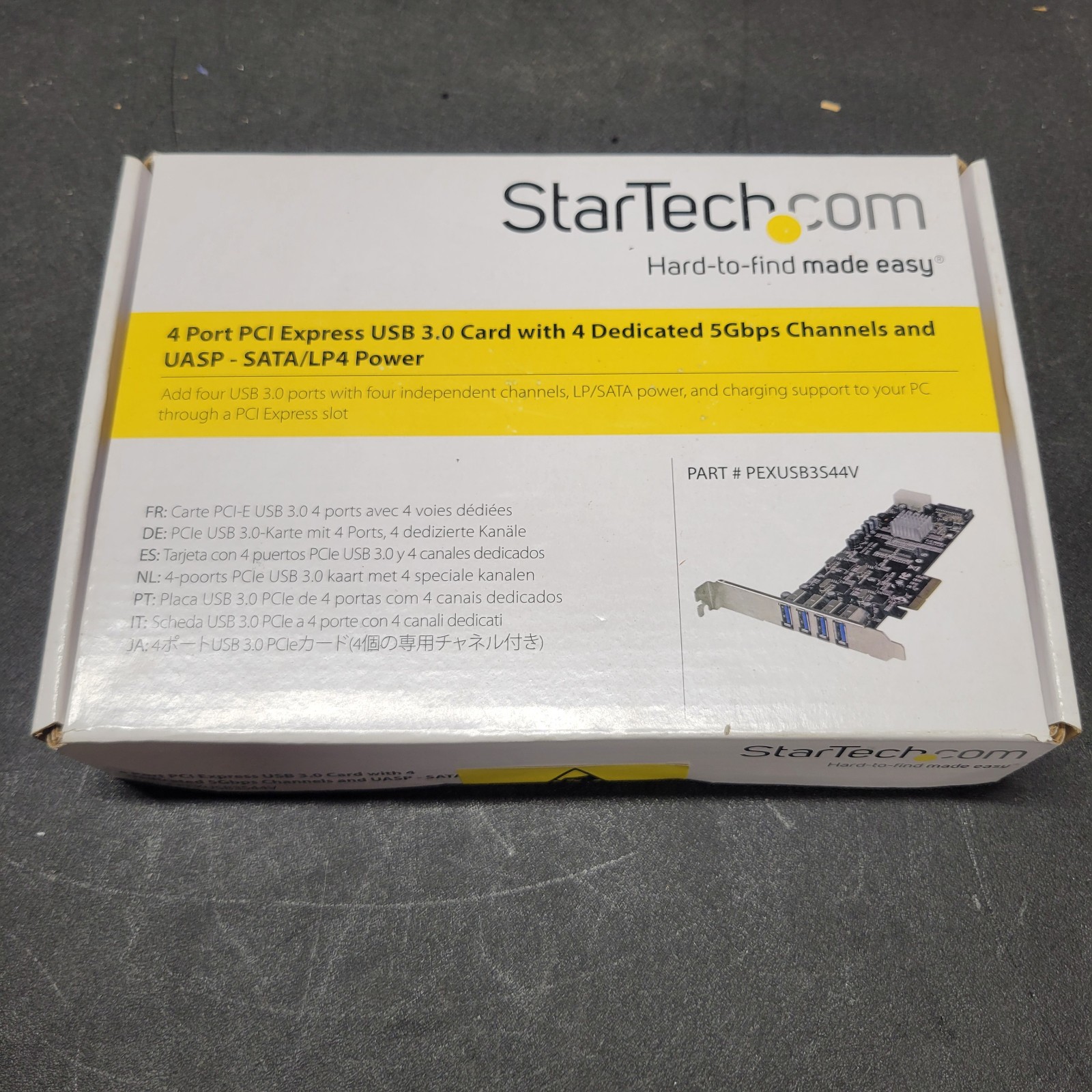 StarTech PEXUSB3S44V 4 Port USB 3.0 PCIe w/ 4 Dedicated 5Gbps Channels