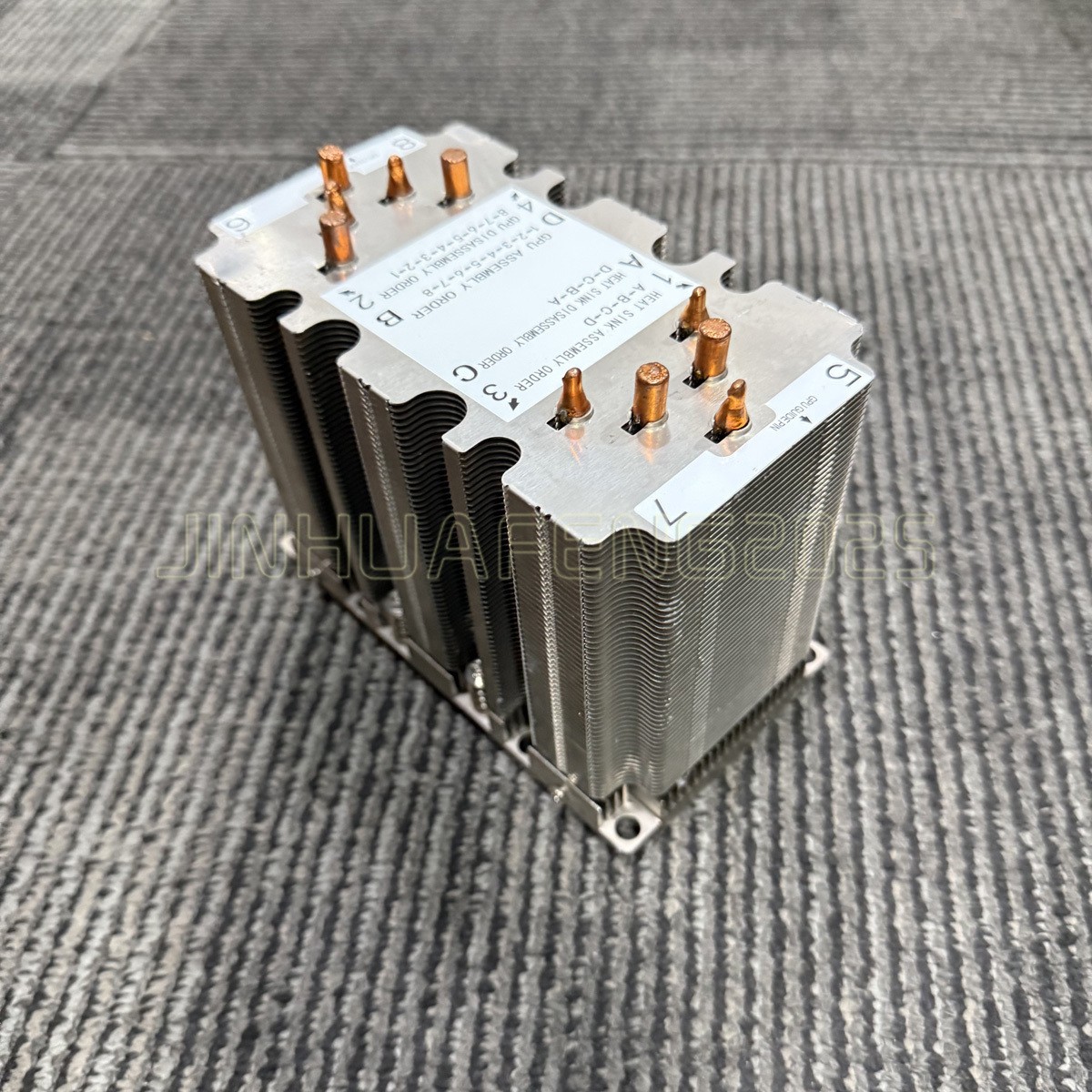 Heatsink for SXM2 GPU NVIDIA Tesla V100 16GB 32GB Height: 11cm