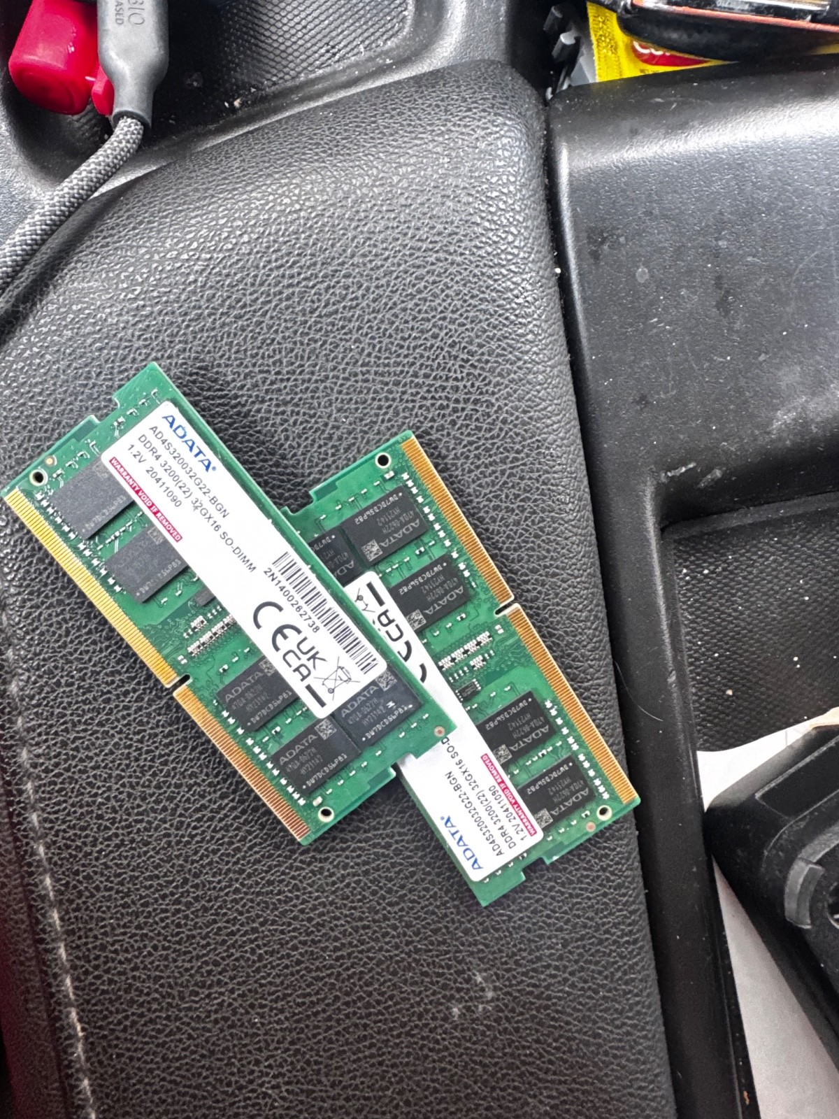 ADATA 64GB (2x32GB) DDR4 3200MHz SODIMM Laptop Memory AD4S320032G22-BGN