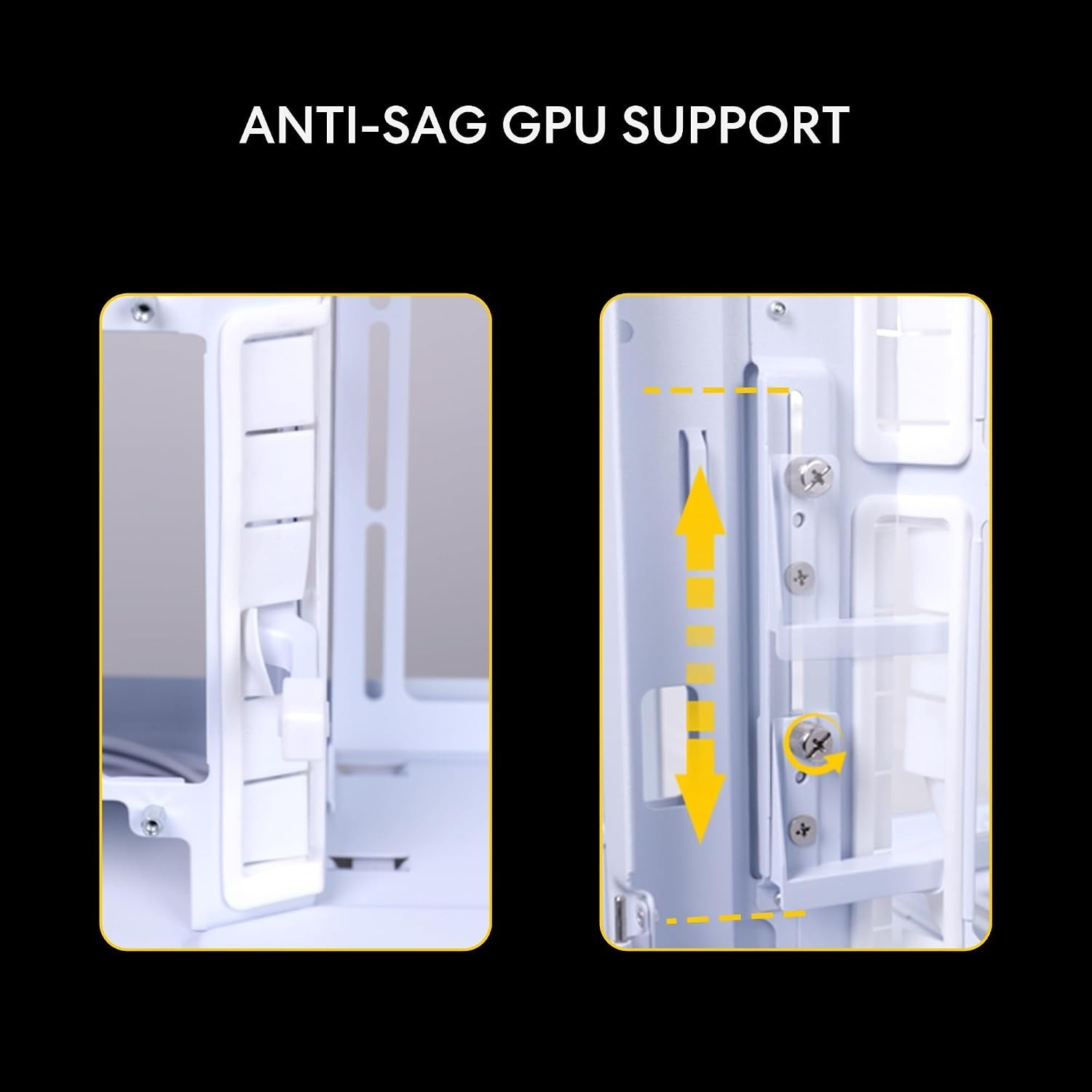 ATX Mid Tower Computer Case-Back Connect Support