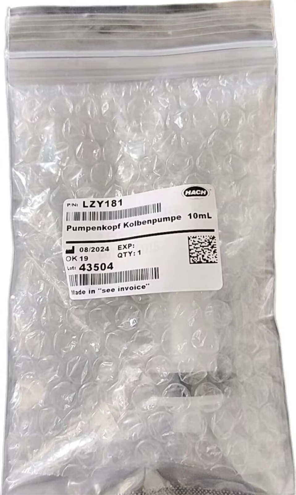 1PC NEW LZY181 Amtax sc Ammonia Nitrogen Online Analyser 10ml Syringe fast ship