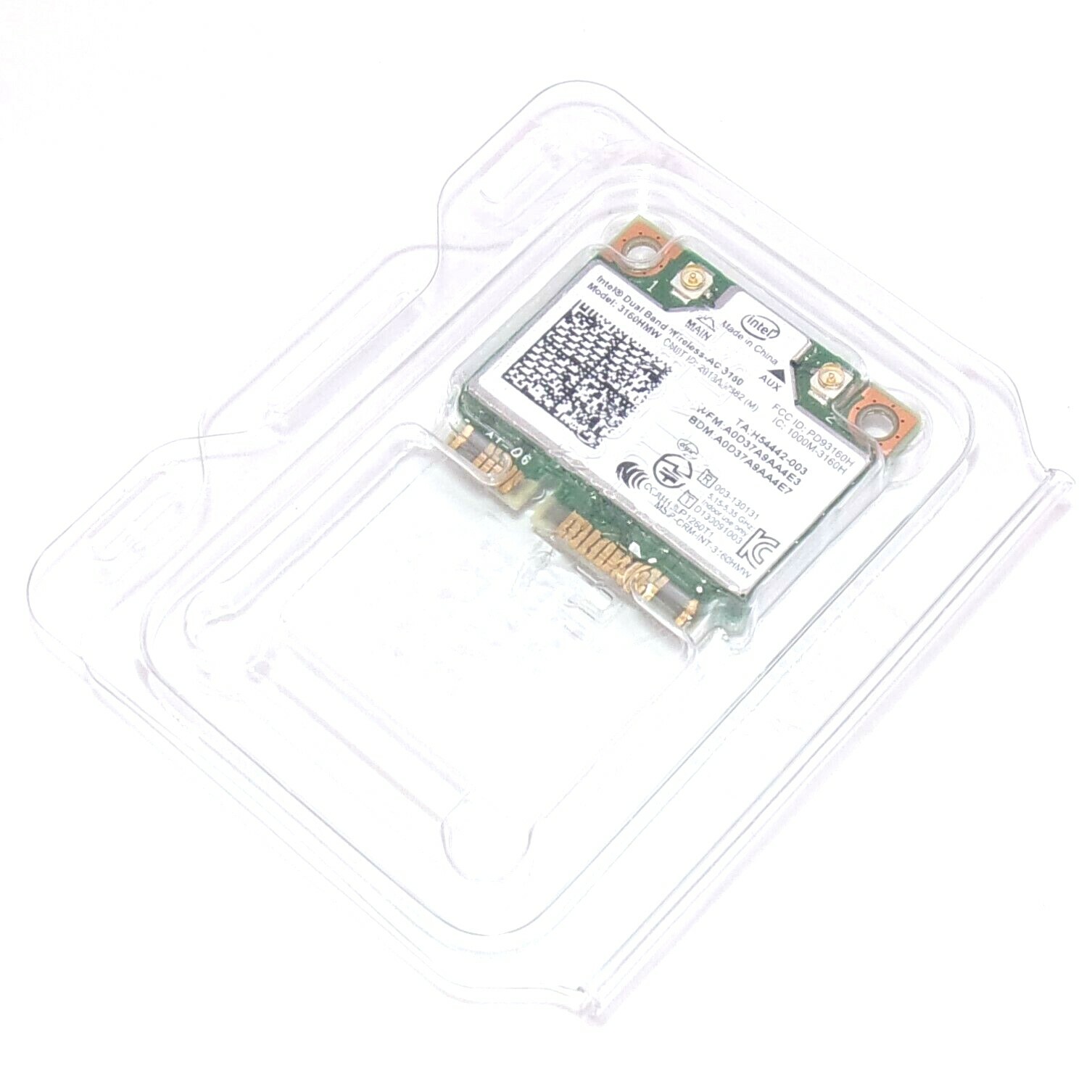 Intel 2.4GHz / 5GHz 802.11ac Dual Band Wireless WiFi Card AC-3160 3160HMW