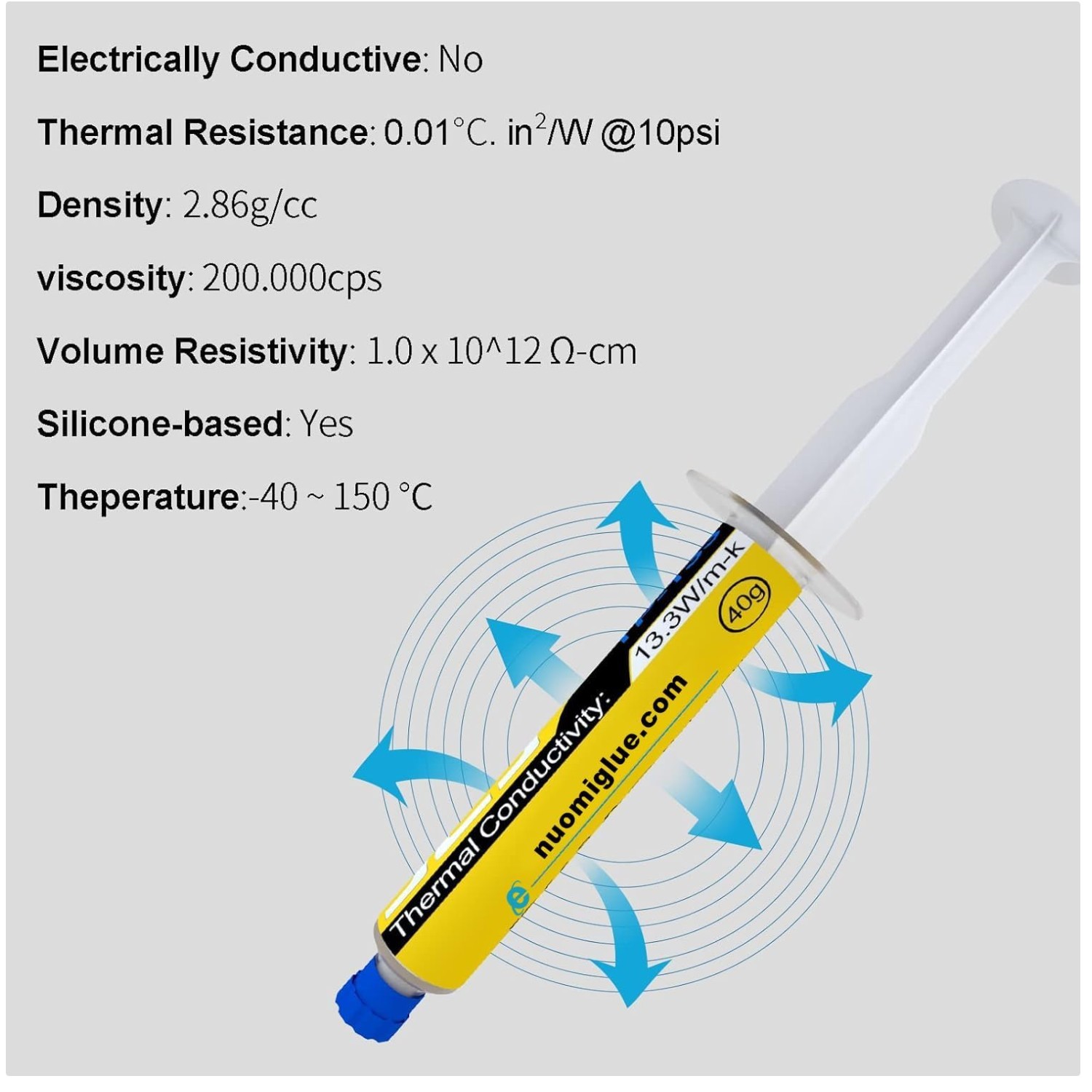 IC Processor CPU Cooler Heatsink Paste 80g