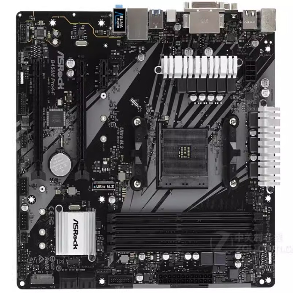 ASRock B450M PRO4-F support AMD Ryzen7 3600x 3700x 5800x Desktop Motherboard