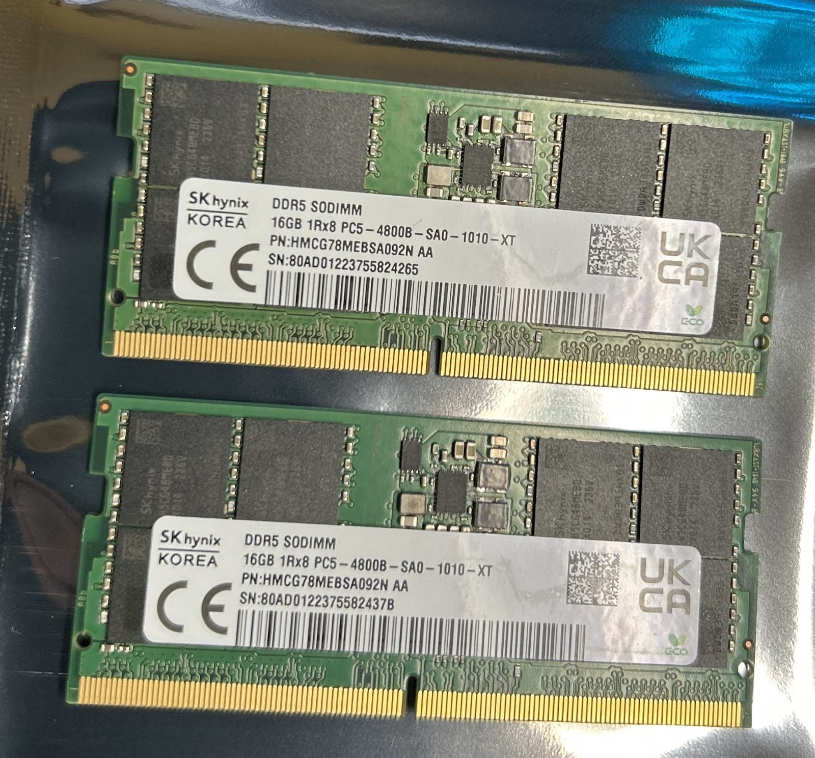 32GB kit SK Hynix DDR5-4800 SODIMM Laptop Memory RAM (2x16GB) Fully Tested!