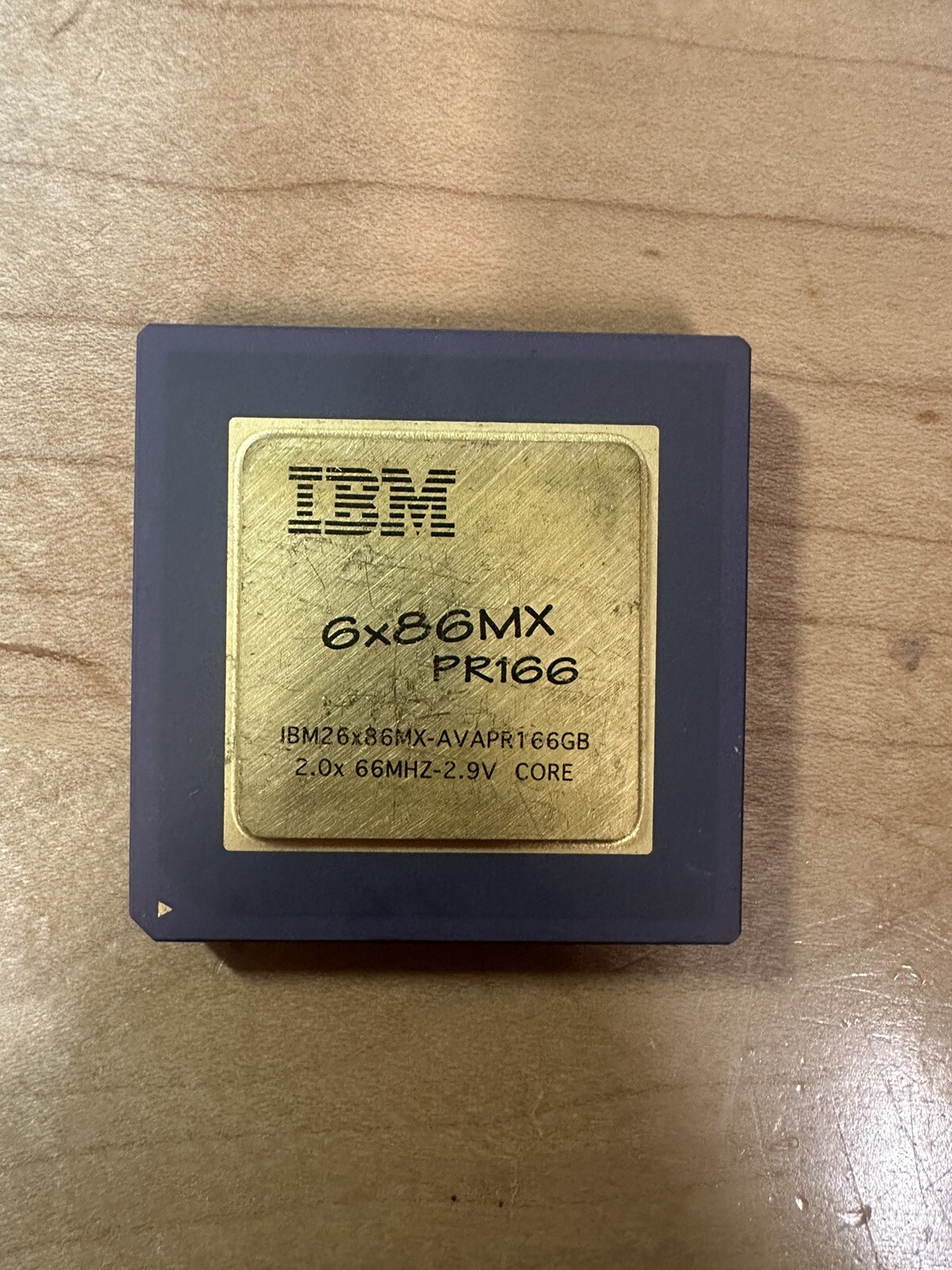 IBM 6x86MX-AVAPR166GB 2.0x 66MHZ-2.9V CORE *Gold Rare*