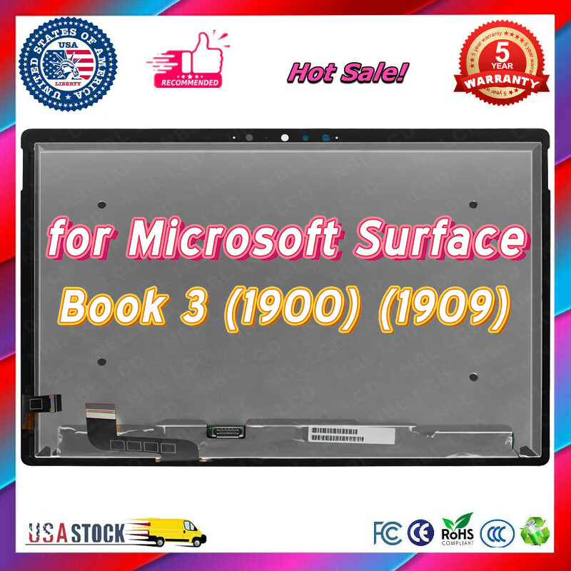 3000×2000 13.5″ for Microsoft Surface Book 3 1909 LCD Touch Screen Display Panel