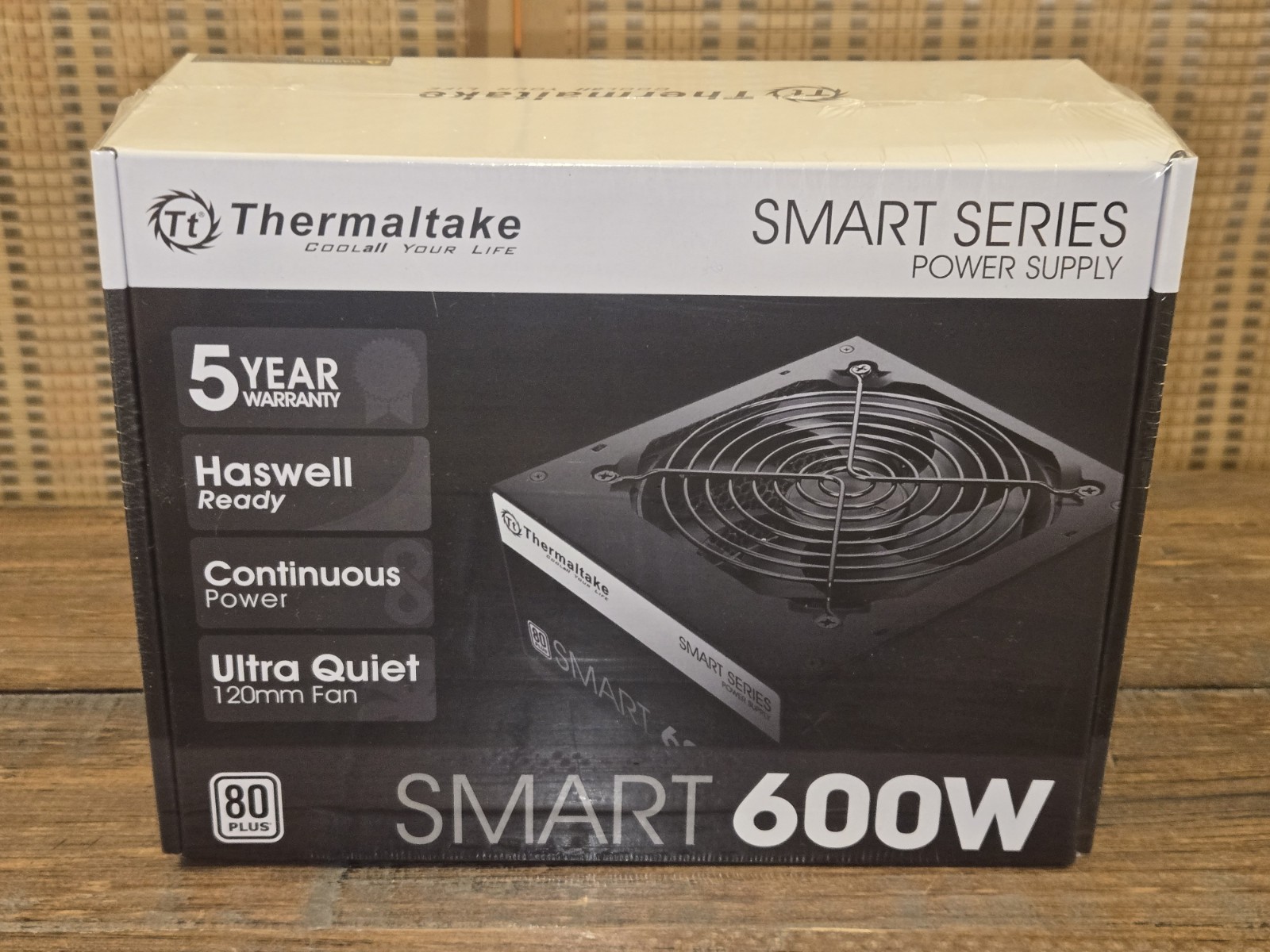 New & Sealed! Thermaltake Smart 80 Plus Power Supply 600W 12V Smart Series NIB!