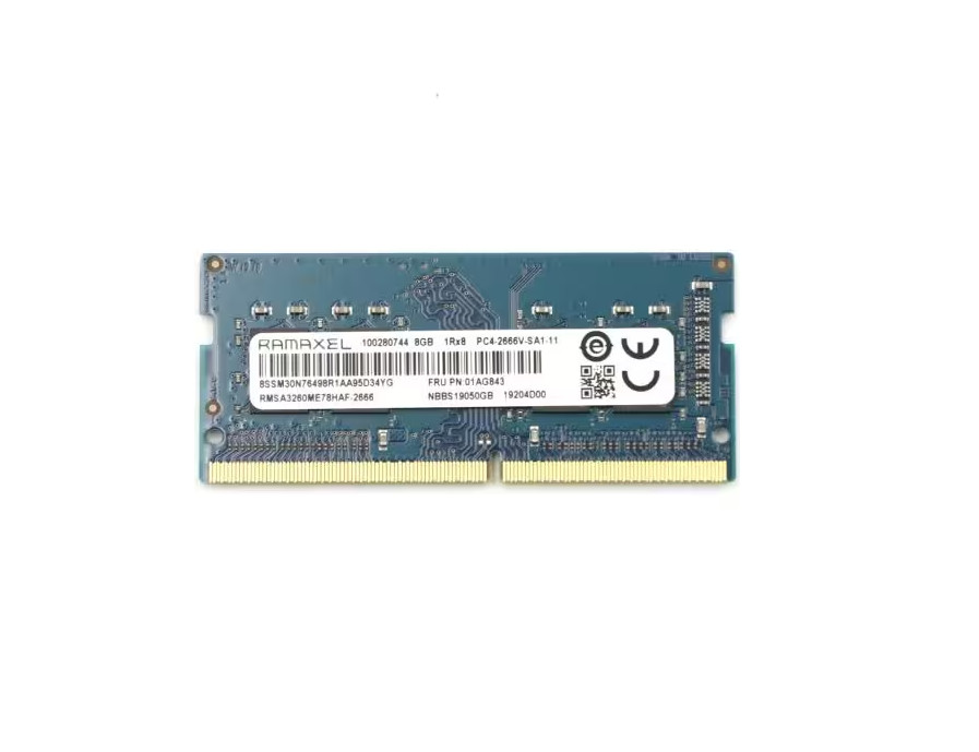 Lenovo 8GB DDR4 2666MHz Laptop RAM SO-DIMM FRU 01AG843 RMSA3260ME78HAF-2666