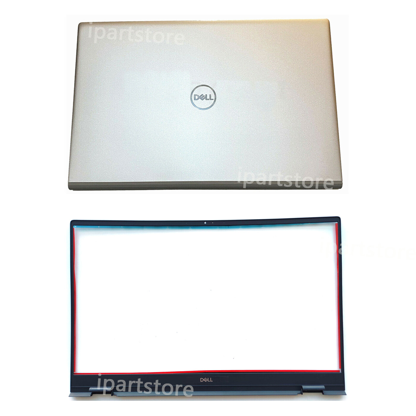 LCD Back Cover Top Case Front Bezel Silver For Dell Inspiron 5501 5502 5505