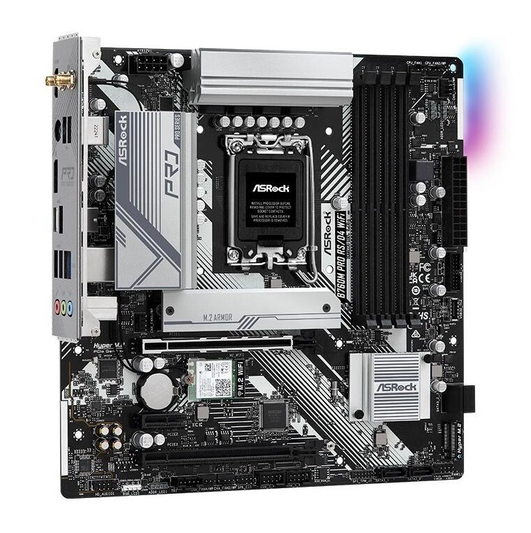For ASRock B760M Pro RS/D4 WiFi Motherboard LGA 1700 Intel B760 DDR4 Micro ATX