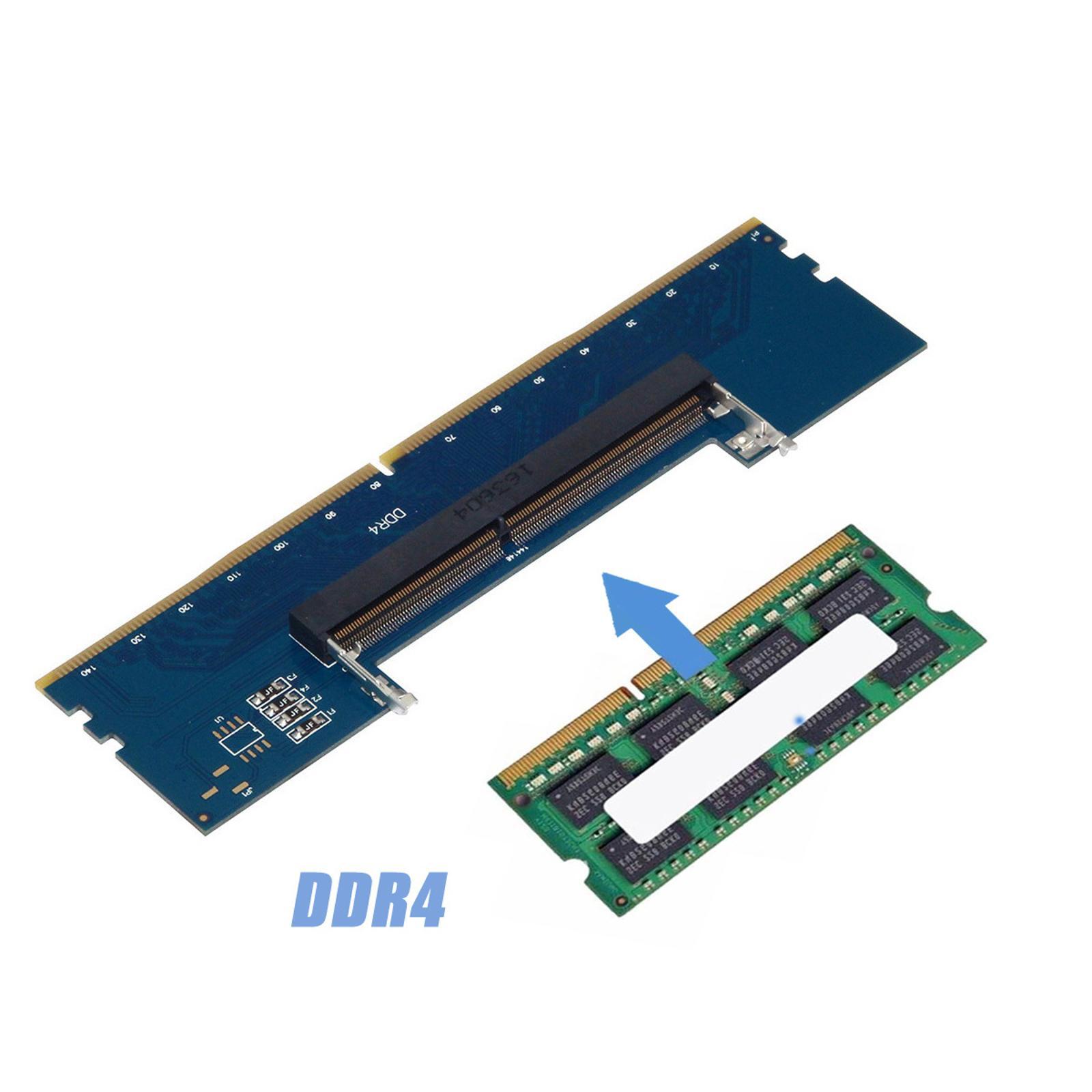 4x Laptop DDR4 RAM to Desktop Adapter Card Memory Tester SO DIMM to DDR4 NEW