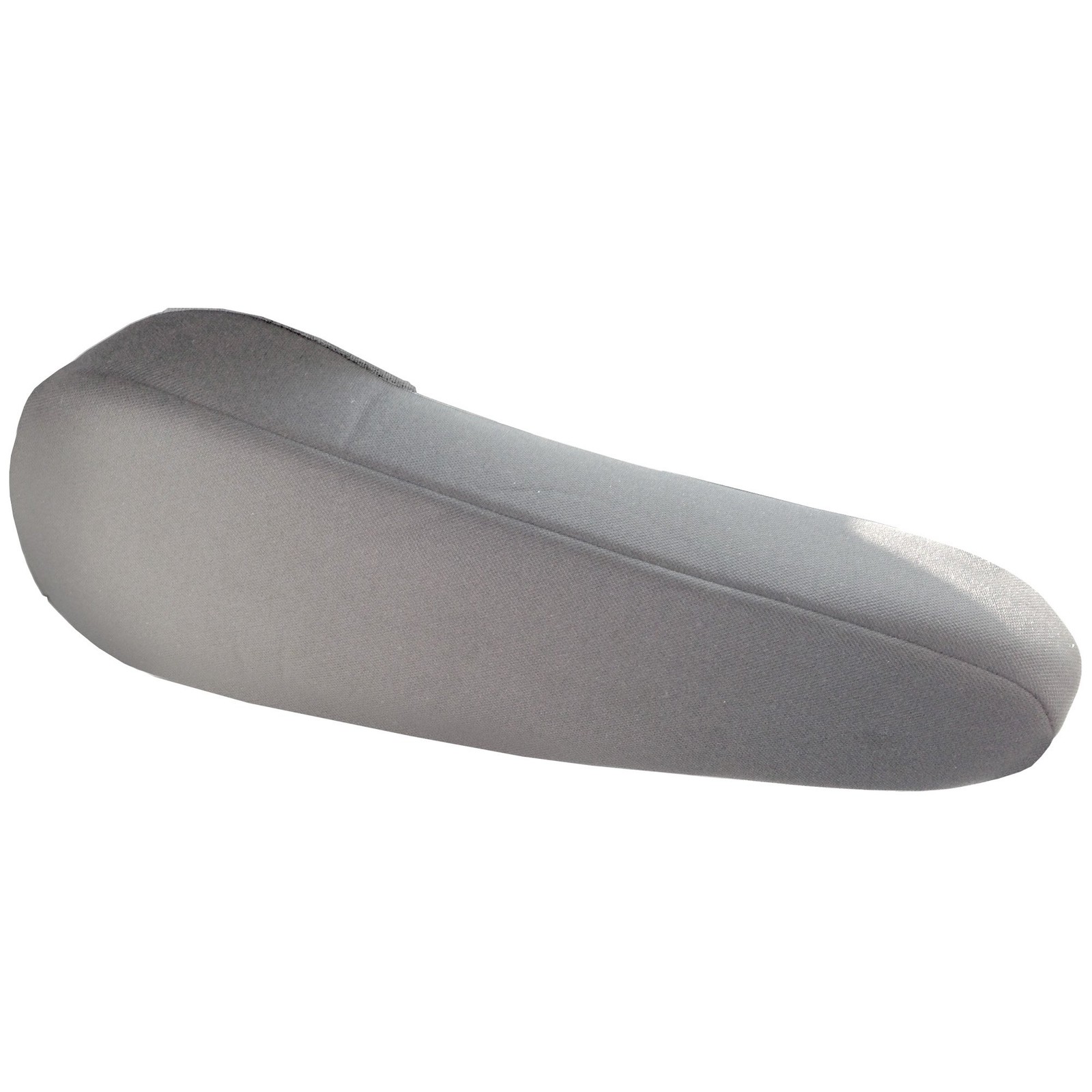 FH Group Flat Cloth Fabric Armrest Cover Semi-Universal Fit, Pack of 1, Gray