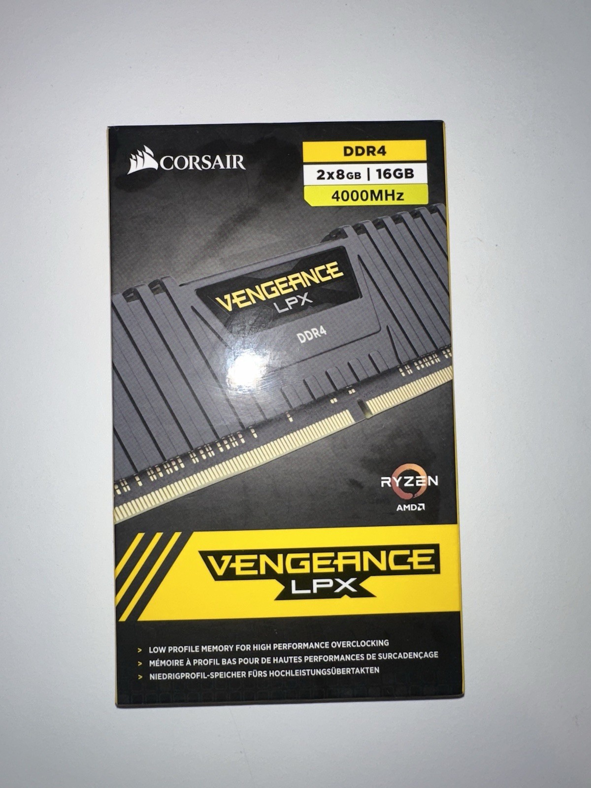 Corsair Vengeance LPX 16GB (2 x 8GB) DDR4 DRAM 4000MHz C16 Memory Kit