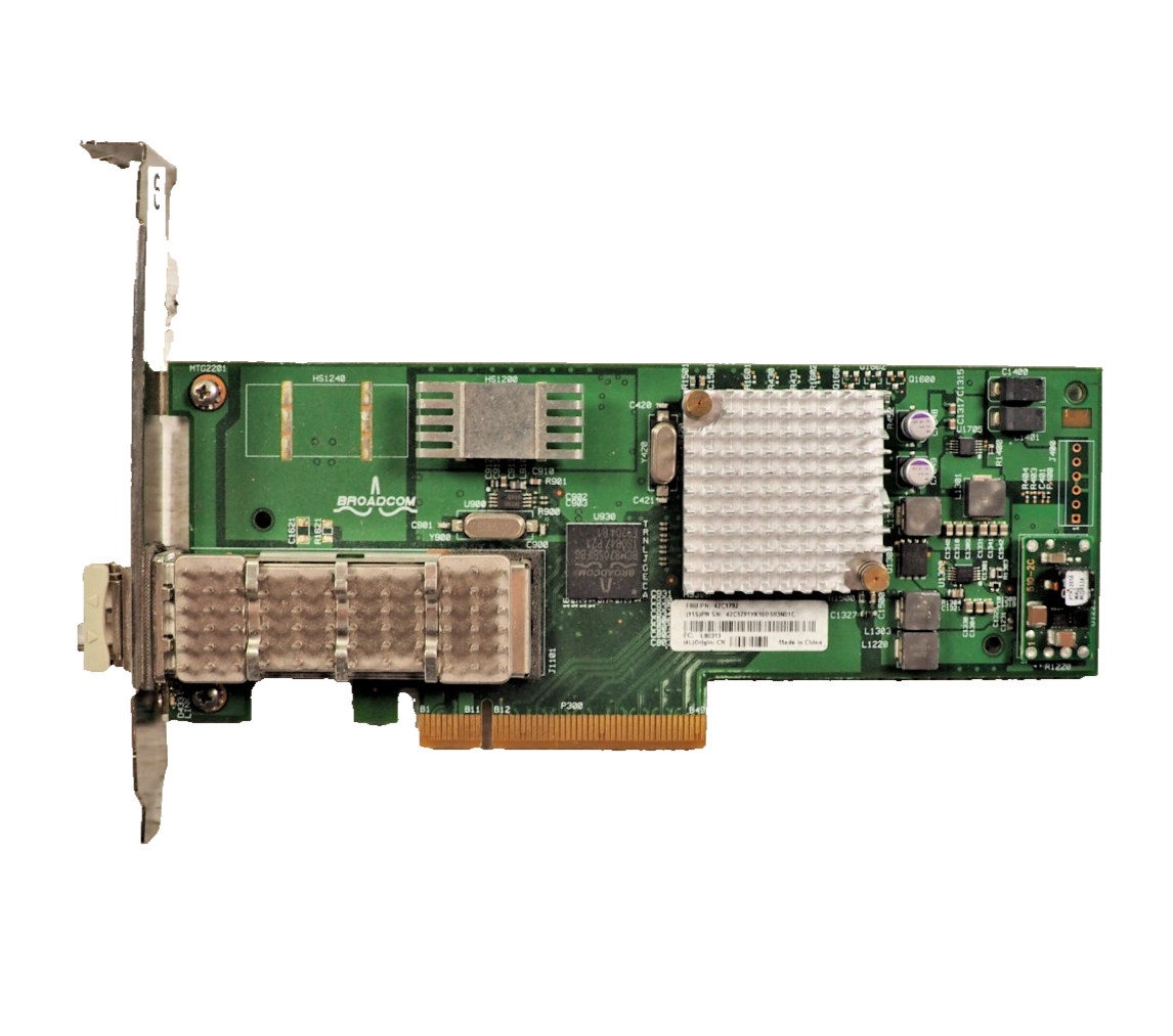 IBM FRU 42C1792 BroadCom NetXtreme II 10 GbE PCI-E Fiber Network Card w/QSFP