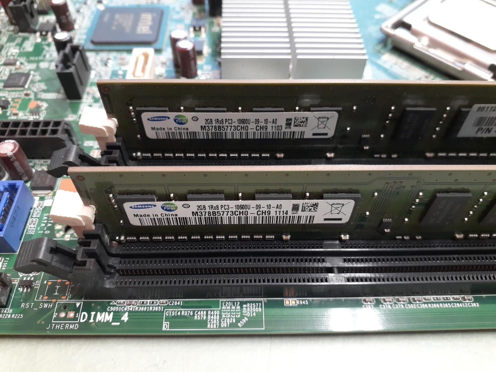 Dell 3NVJ6 03NVJ6 Optiplex 780 SFF Motherboard System Board / SLB9J / 2x2GB