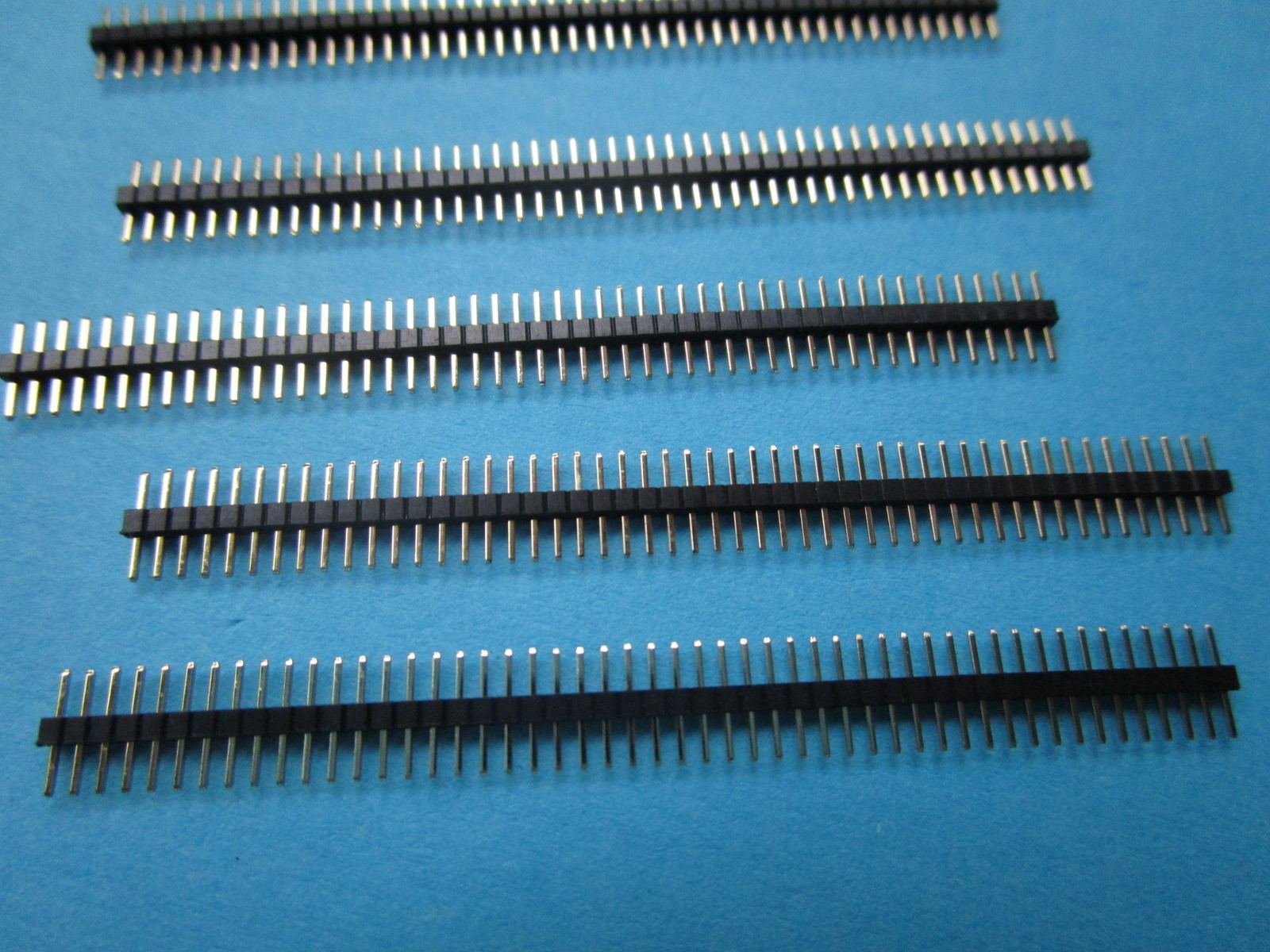 80 pcs Pitdh 1.0mm 1×50 50pin Breakable Pin Header Male Single Row Strip New