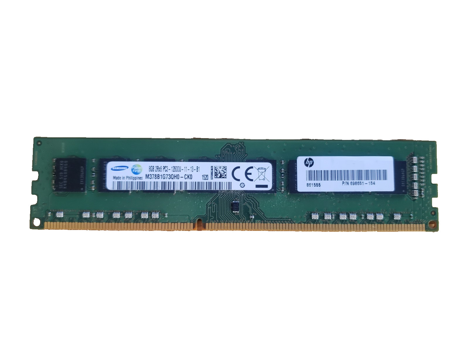 Samsung 8GB PC3-12800 (DDR3-1600) Memory (M378B1G73QH0-CK0)