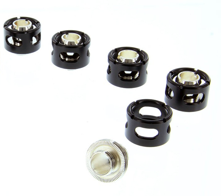 Monsoon Free Center Compression Fittings, 1/2″ x 3/4″ Five Pack – Matte Black