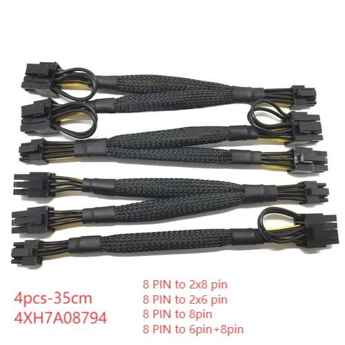 8 Pin to 6Pin + 8Pin GPU Power Cable For Lenovo ThinkSystem SR650 4XH7A08794