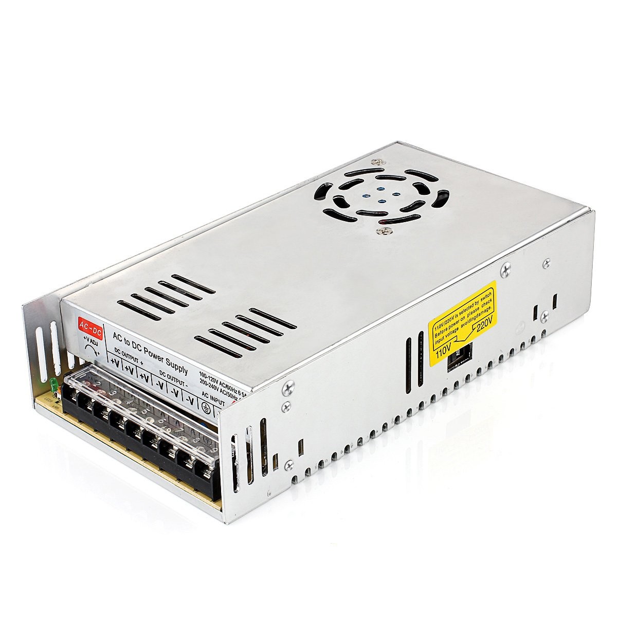 12V 30A Switching Power Supply, 110240 Volt AC to DC 360W Universal Regulated…