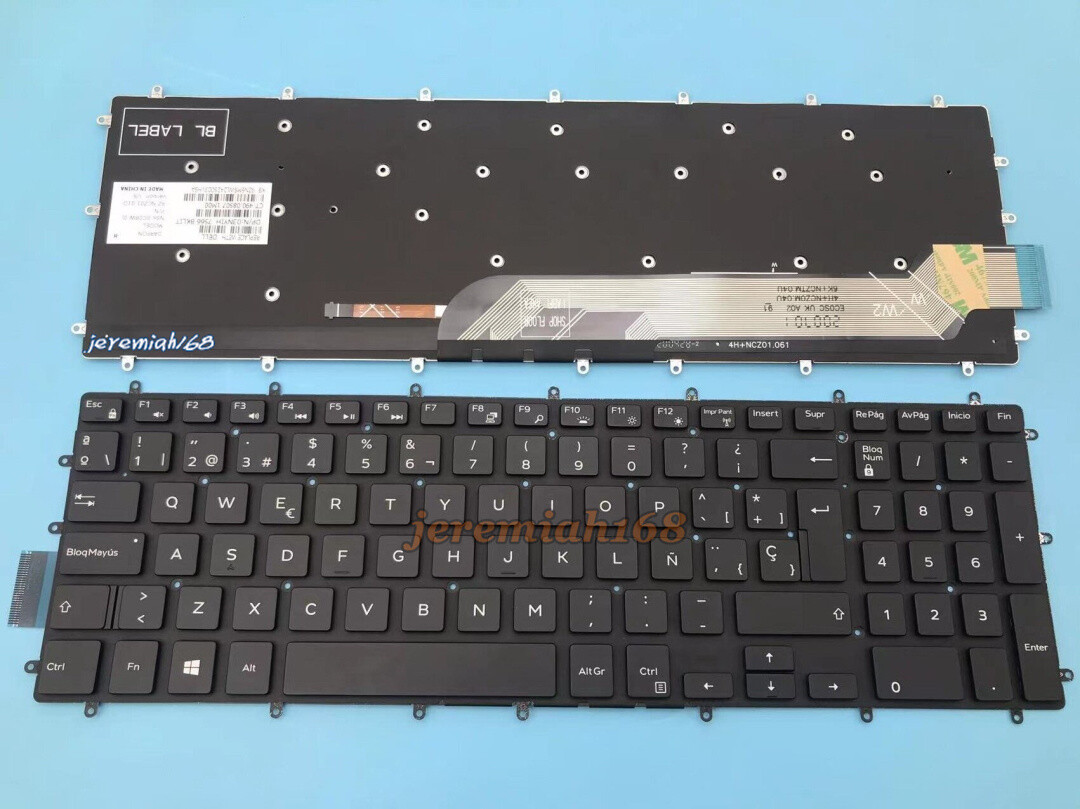 NEW For Inspiron 3580 3581 3582 3583 3584 Latin Spanish Keyboard Backlit