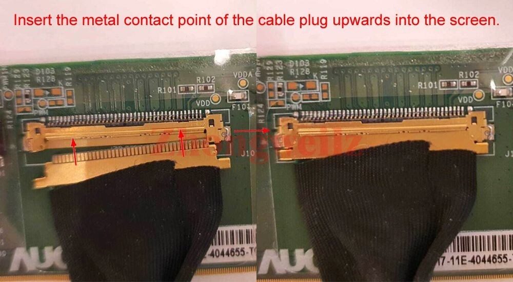 For N156BGE-L41/LA1/LB1 1366×768 Panel 40-Pin LVDS HDMI+VGA+AV Controller Board