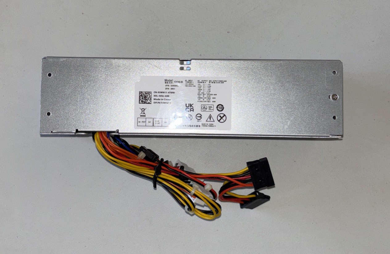 240W Power Supply Compatible with Dell OptiPlex 790 7010 390 960 990 3010 9010