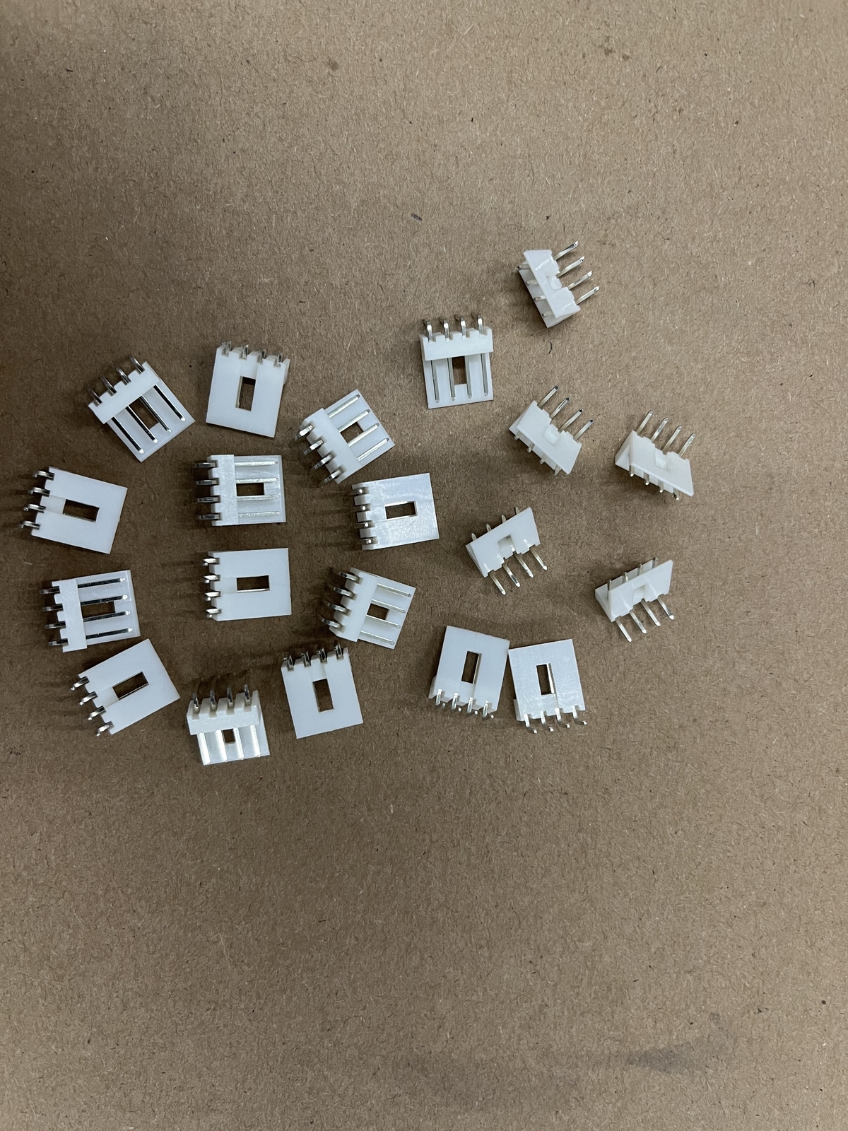 30Pcs Pin Header Connectors PH 2.0 For PCB JST 5Pins 2mm Pitch bent needle