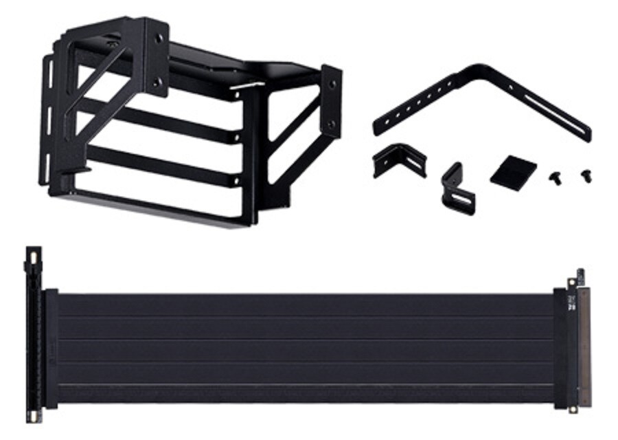 LIAN-LI 011DE-2X EVO Black Upright GPU Kit Graphics Card PCI-Ex16 RISER CABLE