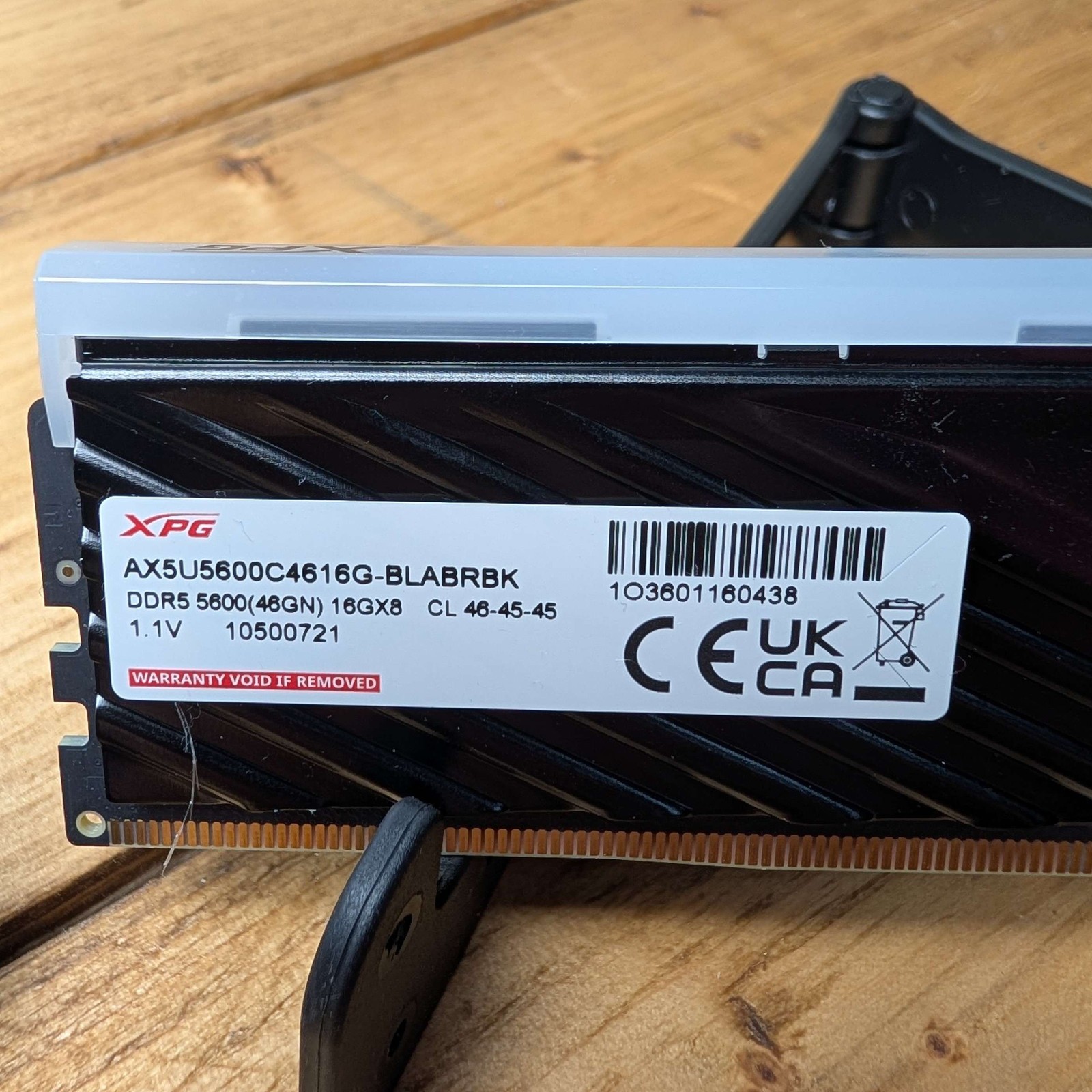 XPG Lancer Blade RGB 32GB 2x16GB DDR5 5600 CL46 XMP EXPO Black