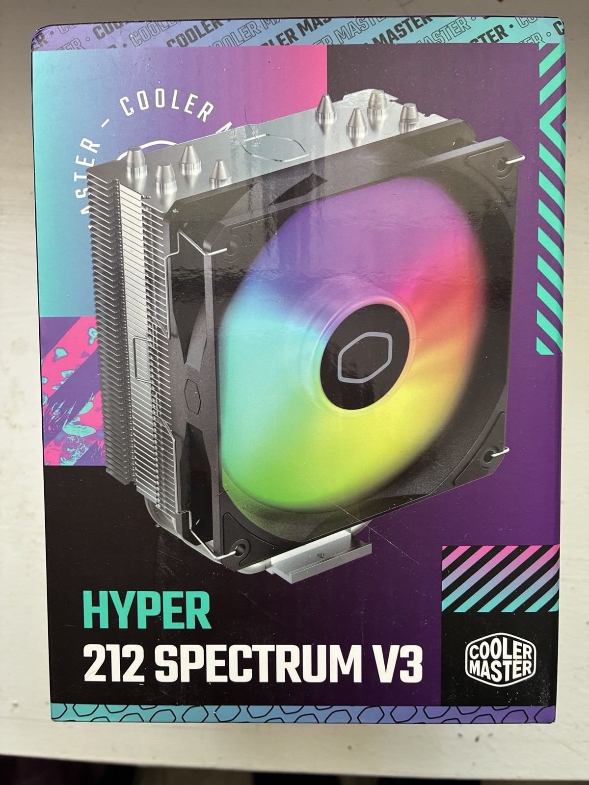 Cooler Master Hyper 212 Spectrum V3 ARGB CPU Air Cooler (120mm Fan)