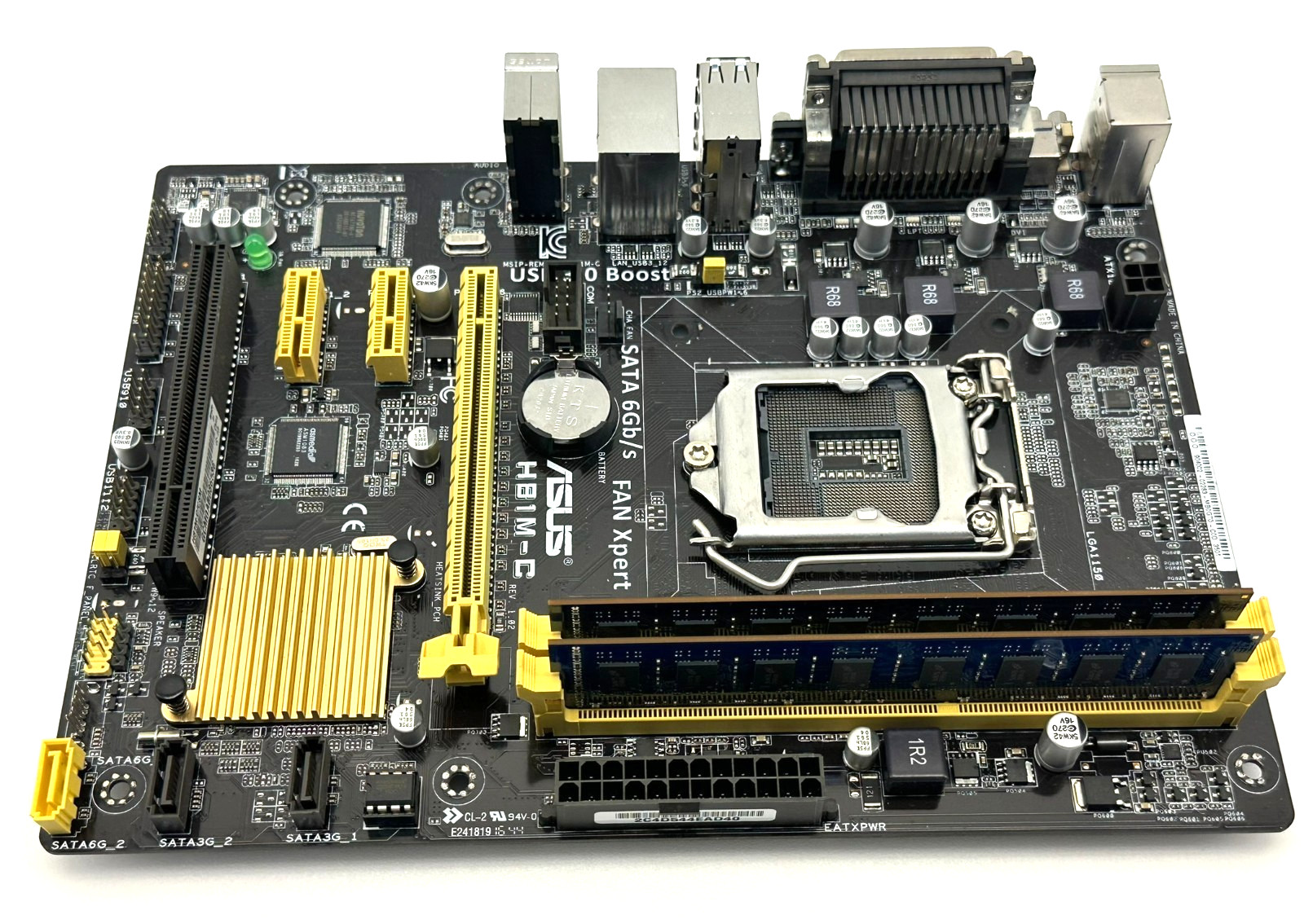 Asus H81M-C Intel LGA1150 DDR3 Desktop Motherboard MicroATX Socket H3