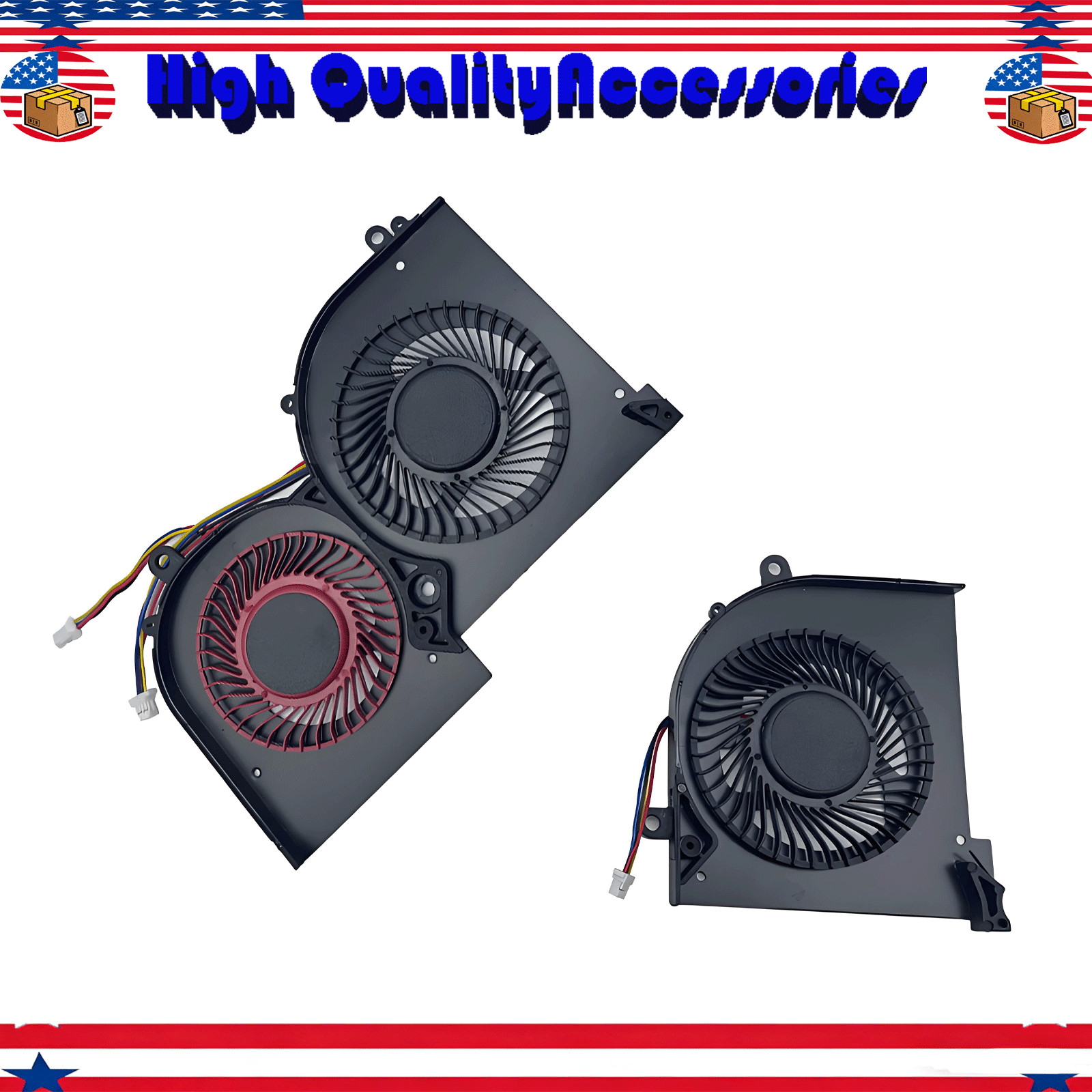 For MSI GS65 Stealth 8SE 8SF 8SG Thin 8RE 8RF GS65VR MS-16Q2 Fan GPU & CPU