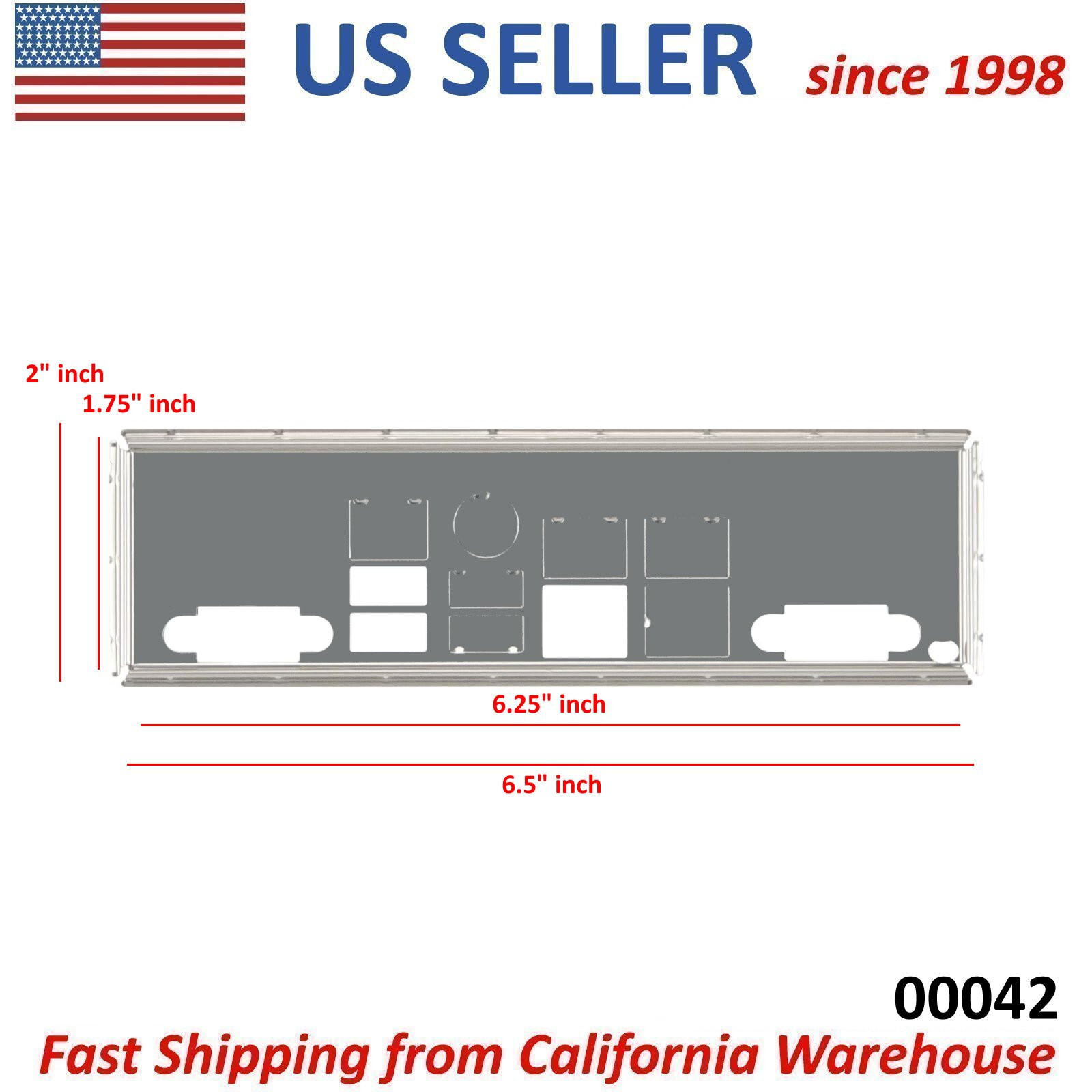 IO Shield Server MCP-260-00042-0N SuperMicro X9DRI-F X9DRD-7LN4F-JBOD X9DRL-EF
