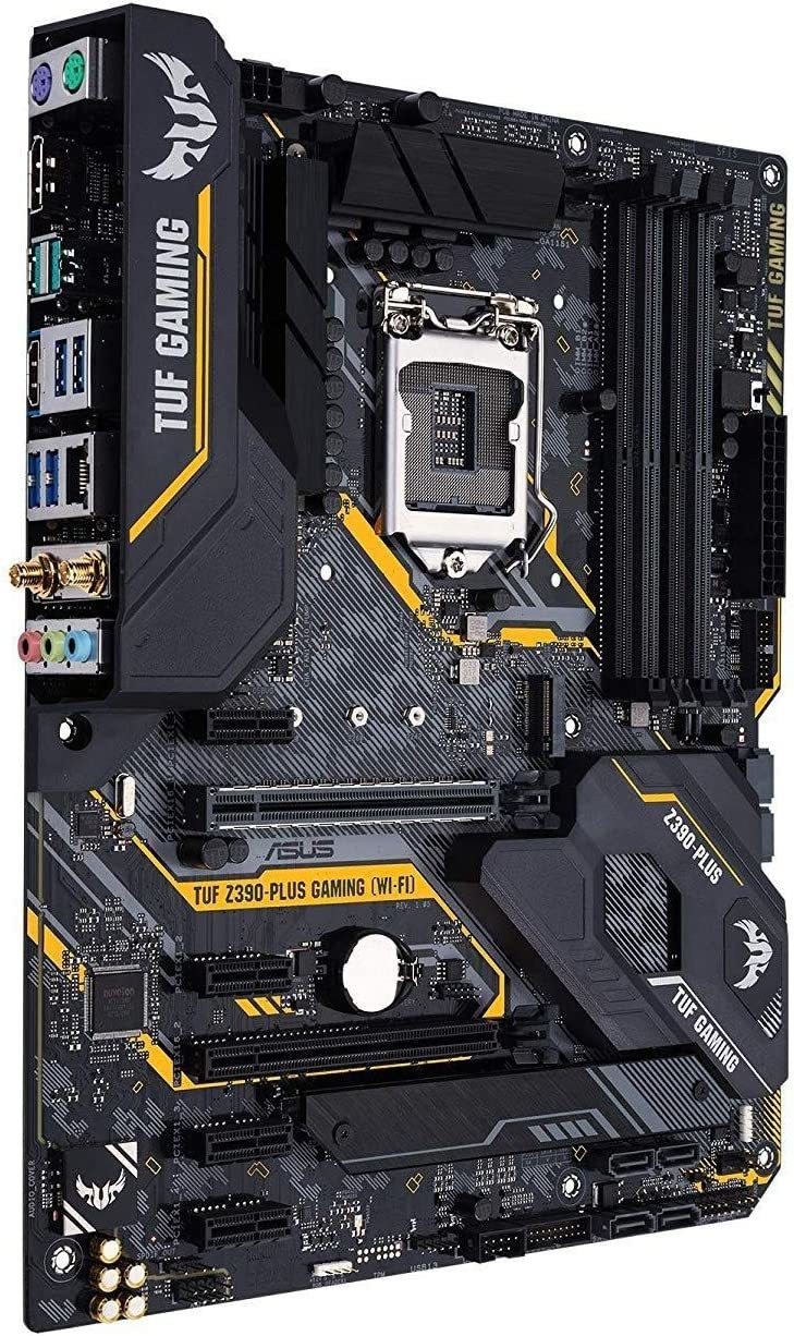 ASUS TUF Z390-Plus Gaming Wi-Fi LGA1151 Intel 8th and 9th Gen DDR4 DP HDMI