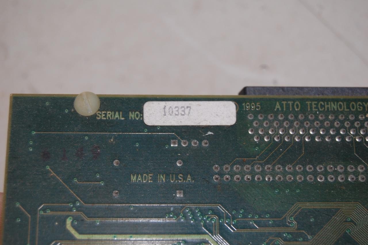 ATTO Express PCI SCSI Host Adapter 0030-FINL-001
