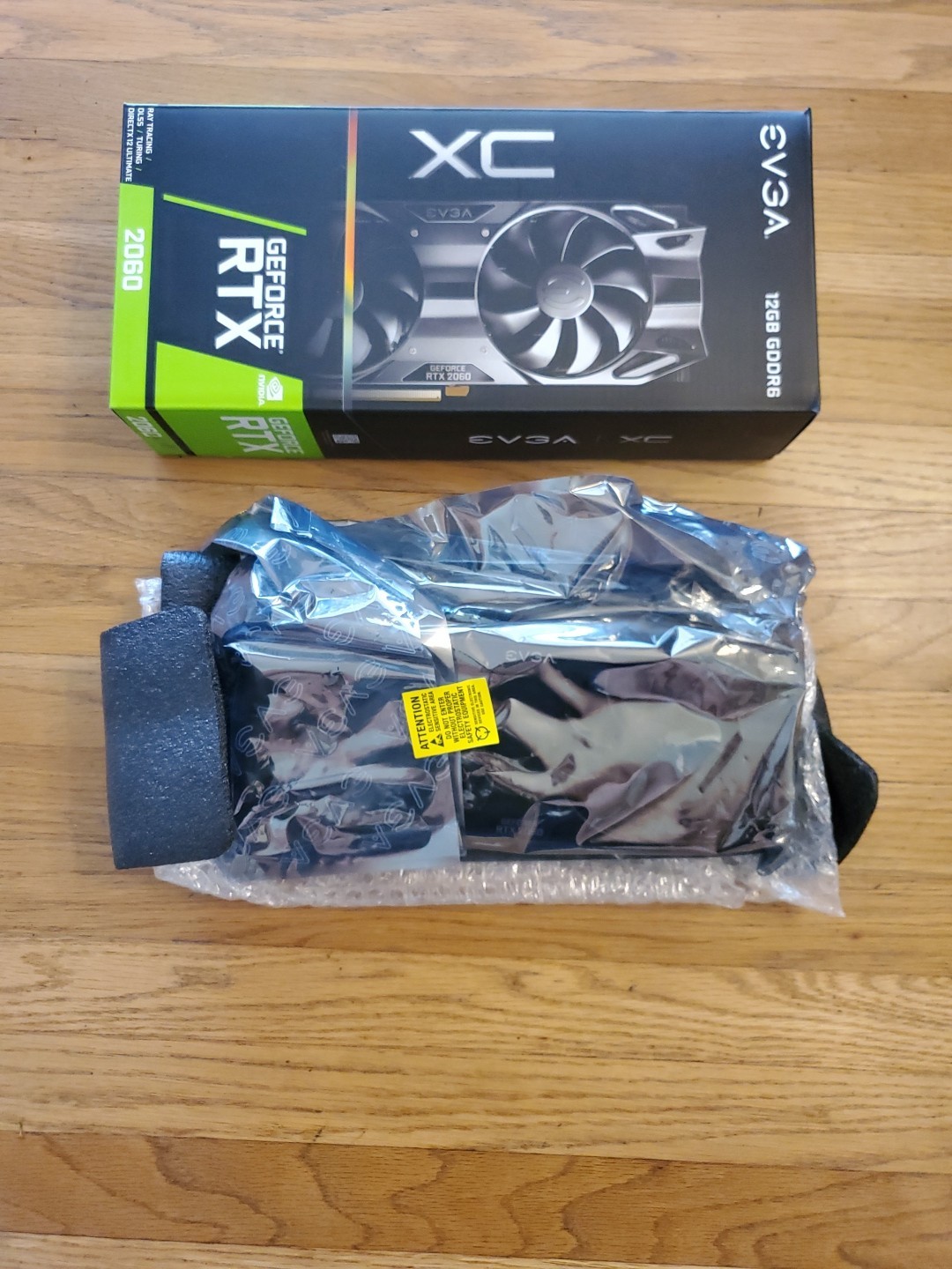 EVGA GeForce RTX 2060 12GB XC Gaming 12G-P4-2263-KR GDDR6 Dual Fans Metal Backpl