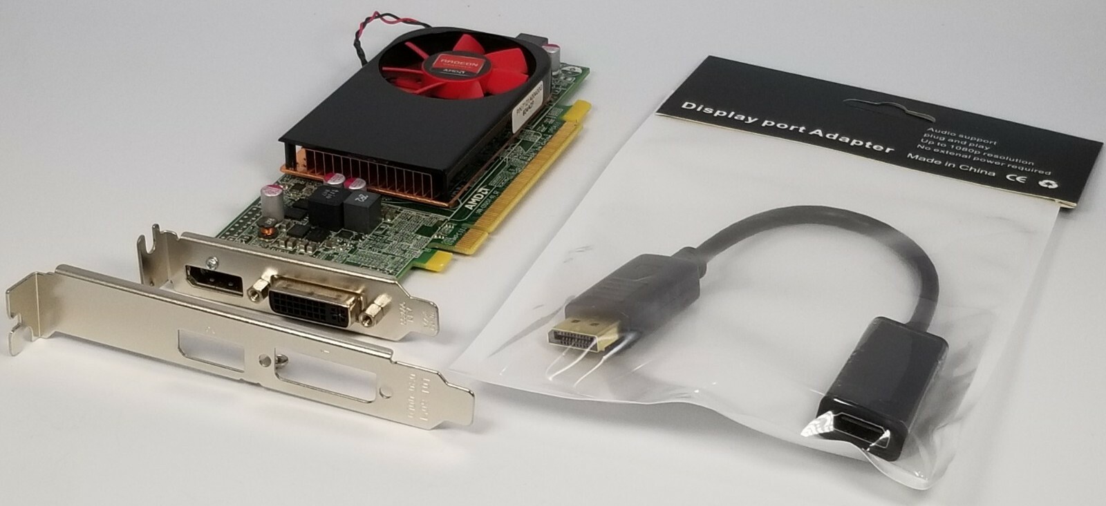 Dell AMD R7 250 2GB PCI-E x16 Win 10 Video Card DVI DisplayPort to HDMI