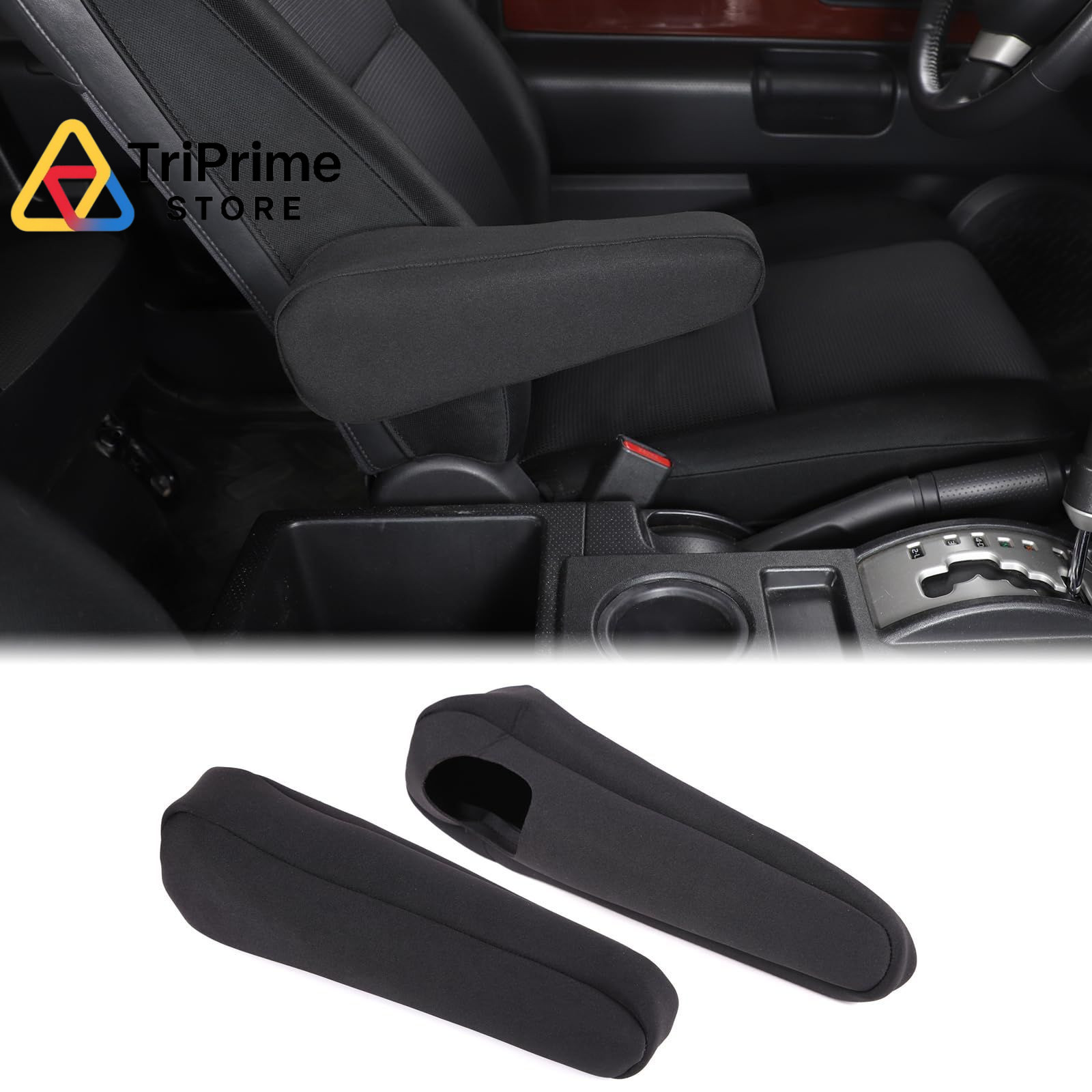 Aunginsy Seat Armrest Covers Fit Toyot@ FJ Left and Right-Flat Cloth Fabric