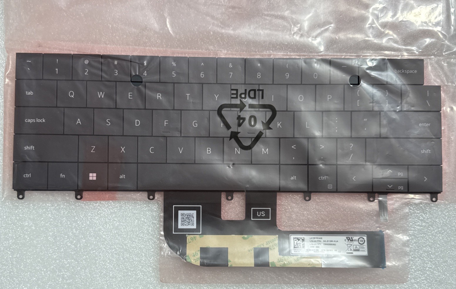 Dell XPS 14 9440 Laptop US Backlit Keyboard DFRF5 4YH8V MRJ6