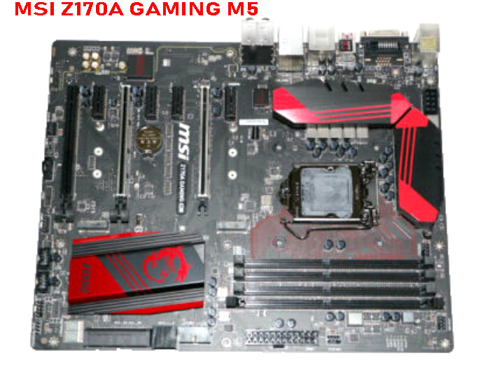 For LGA 1151motherboard MSI Z170A GAMING M5 Game Test SATA3 DDR4 RAM 64GB MAX