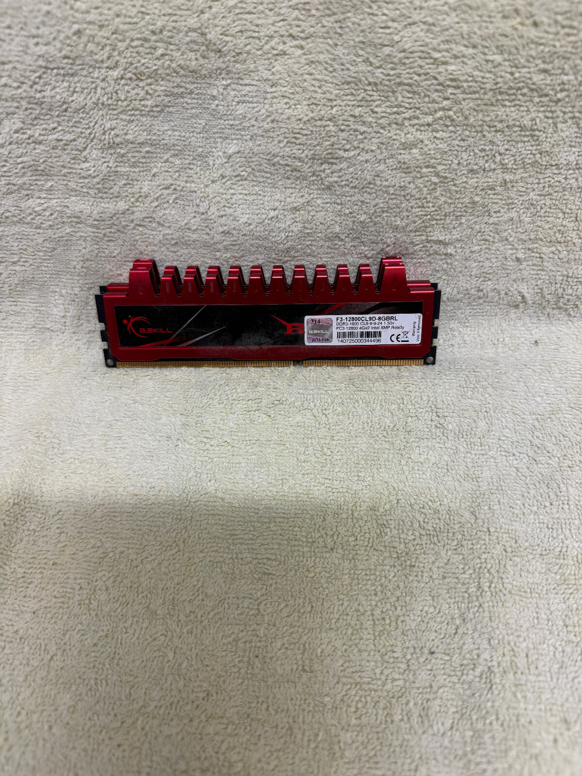 Lot of 3 8GB PC3-12800 DDR3-1600 Heatsink RAM – USED!!!!
