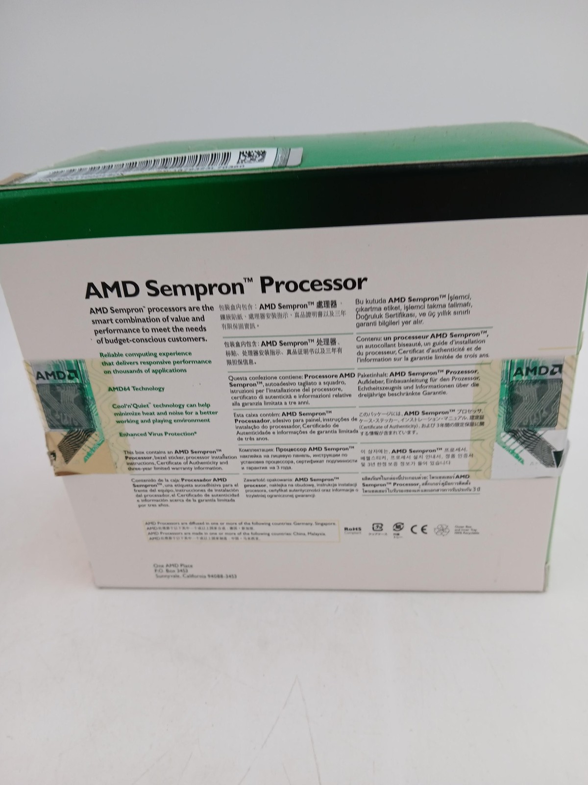 AMD Sempron 130 1.9GHz Socket AM2 45W Desktop CPU Processor Retail Box New