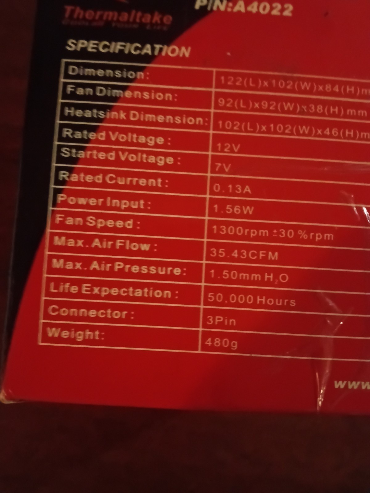 Thermaltake TR2-R1 P/N A4022 Ultra Silent Cooler For AMD Processors