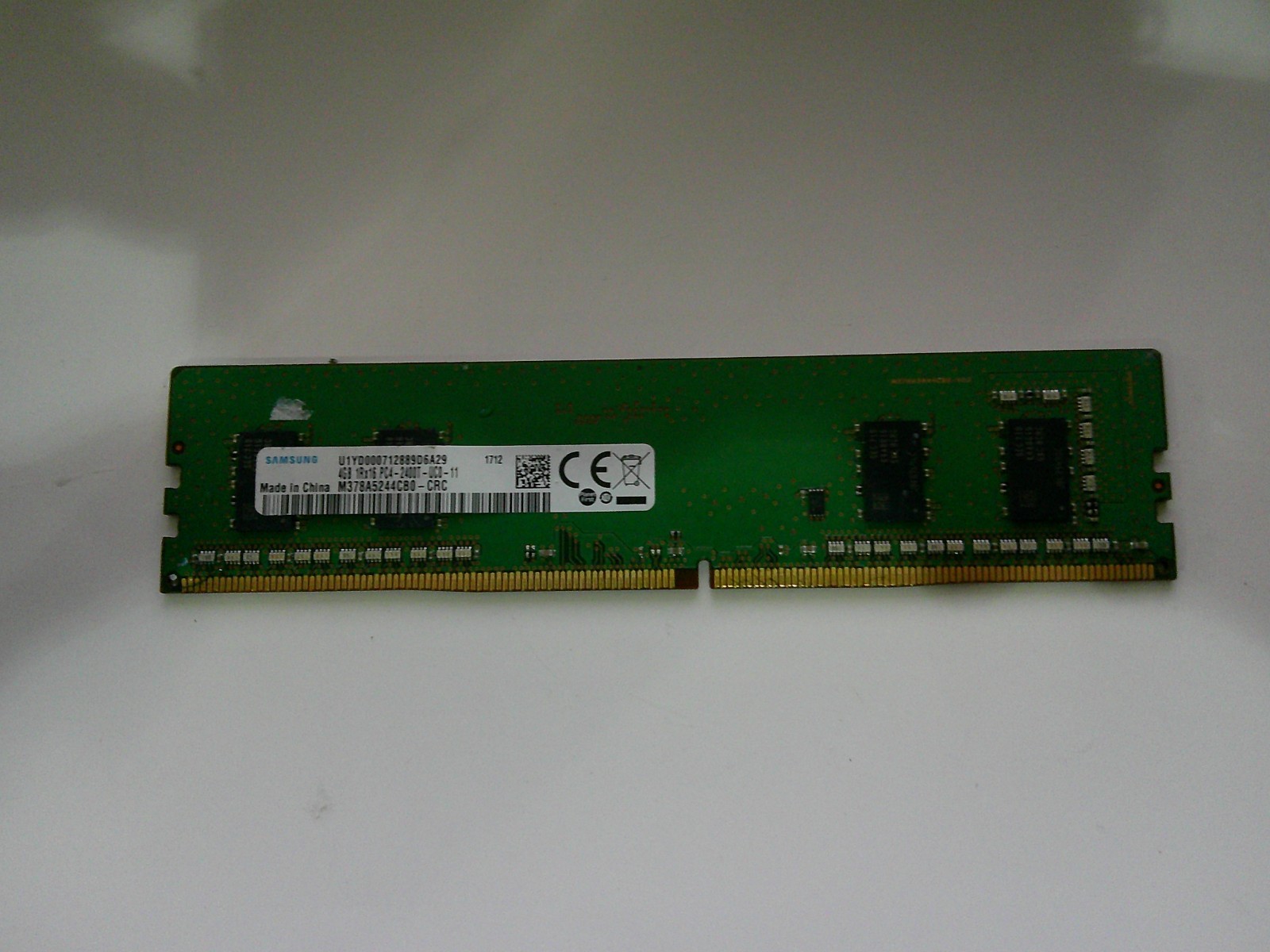 Samsung 4GB DDR4 Desktop Memory module (RAM), M378A5244CB0-CRC