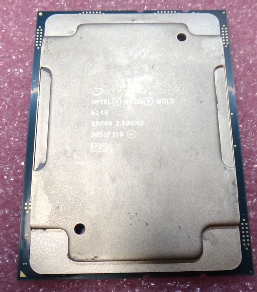 Genuine Intel Xeon Gold 6248 2.5Ghz 20-Core Socket 3647 CPU Processor SRF90