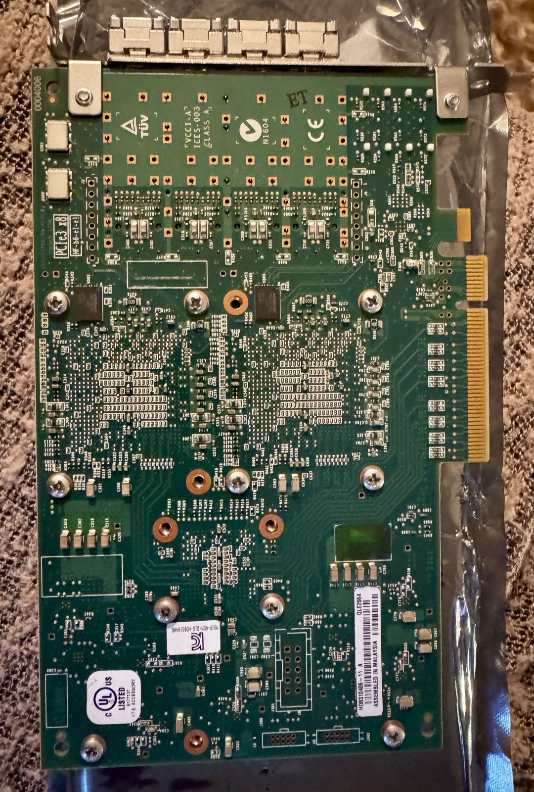 QLogic QLE2664 quad‑port 16Gb Fibre Channel PCIe 3.0 x8 HBA HD8310406-11 A